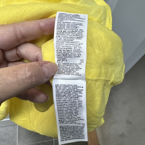 NWT GAP Sun Dress Midi Gauze Women's Plus Size 2XL Cotton Yellow Lightweight - Picture 11 of 11